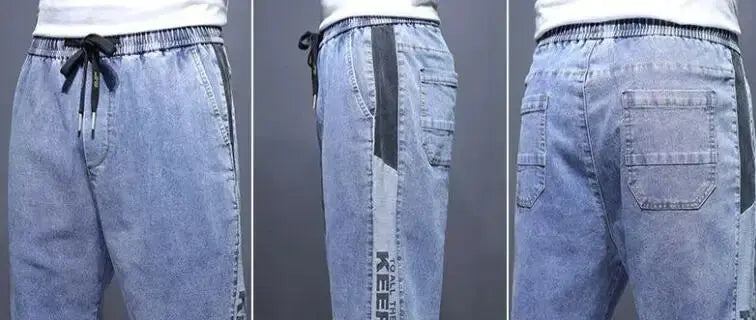 Gray Male Denim Shorts Graphic Straight Buttons Men's Short Jeans Pants Cowboy Retro Y2k Streetwear Wide Rude Summer New In Cut Suncollections