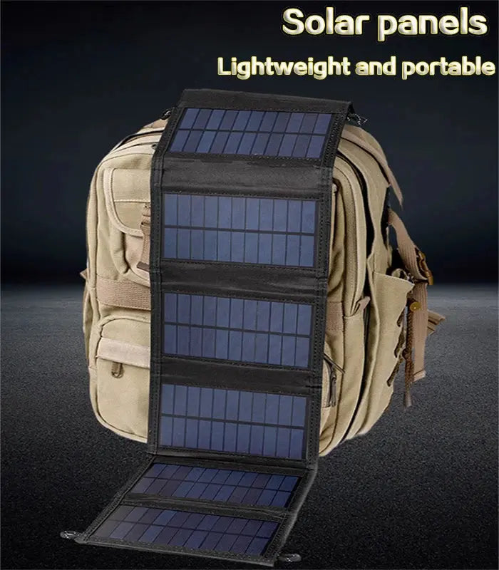 6-fold 800W Foldable solar panel portable solar panels charger USB 5V DC Full time power solar panel mobile power supply - Suncollections