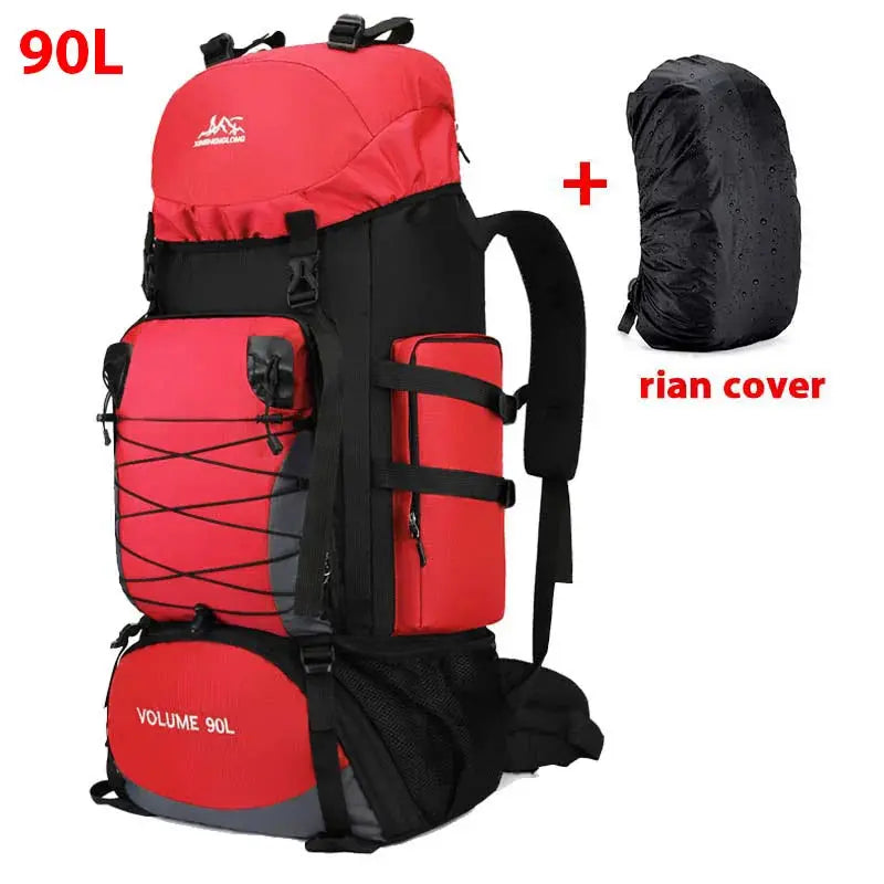 90L Travel Bag Camping Backpack Hiking - Suncollections