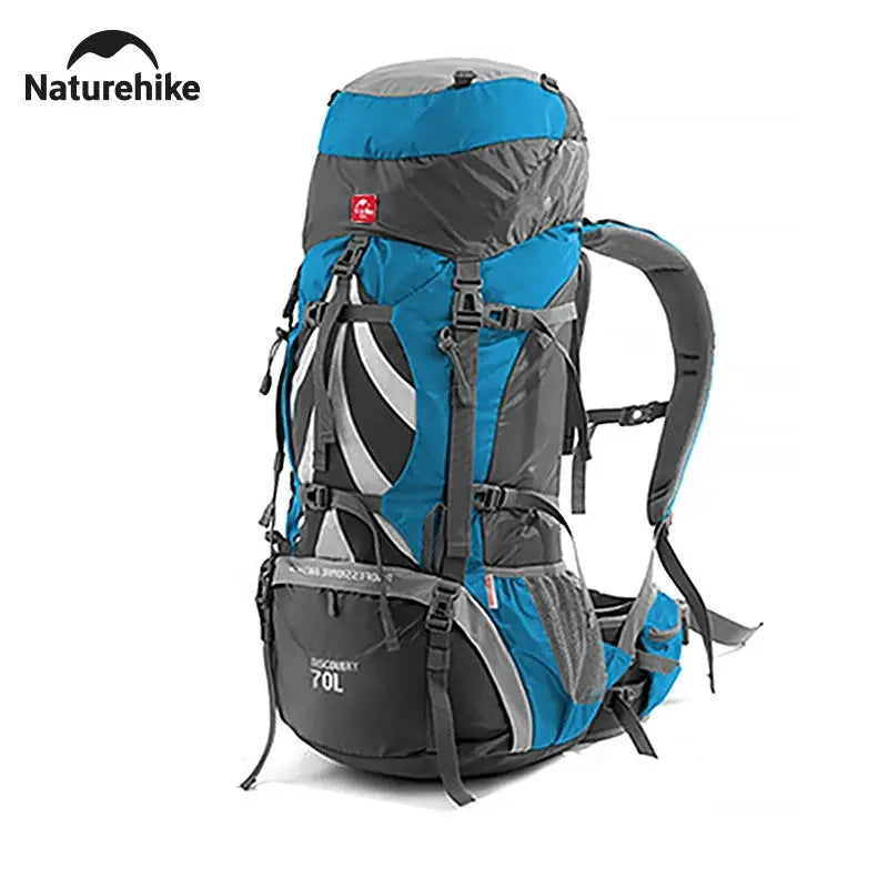Naturehike 70L Camping Backpack Ergonomic Large Capacity Hiking Bags For Man With Rain Cover Outdoor Travel Trekking Backpacks - Suncollections