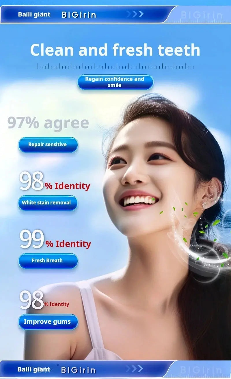 Baili Giant 99.8% High-purity Hydroxyapatite Toothpaste For Removing Bad Breath Whitening - Suncollections