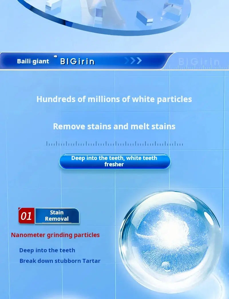 Baili Giant 99.8% High-purity Hydroxyapatite Toothpaste For Removing Bad Breath Whitening - Suncollections