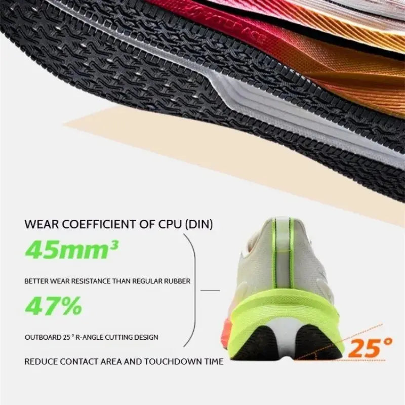 Xtep Men's Running Shoes 2000km 3.0 2025 Spring Lightweight Cushioned Wear-Resistant Training Jogging Sneakers 875119110032 Suncollections