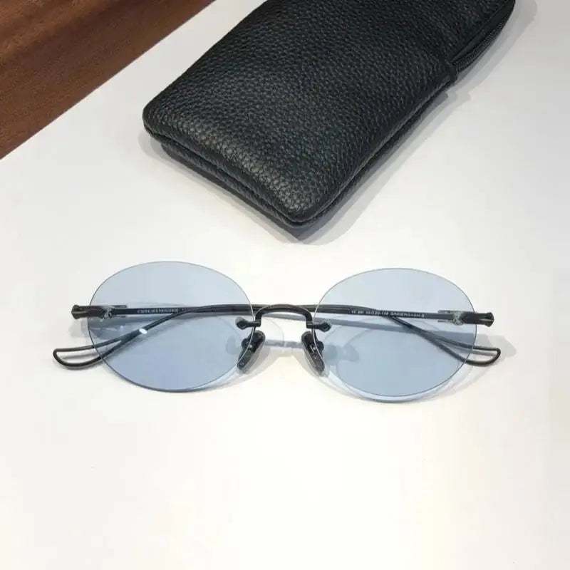 Popular Oval Cat Eye Women Sunglasses Luxury Brand Design Simple And Fashion Outdoor Play Party Sunscreen Men Sun Glasses - Suncollections