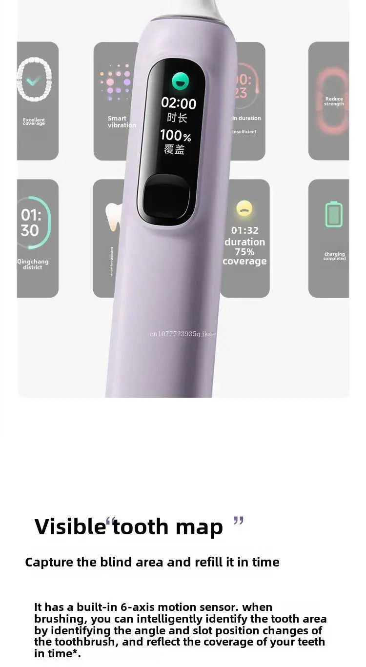 Xiaomi Mijia Sonic Sweep Vibration Electric Toothbrush Pro Intelligent Tooth Surface Recognition Digital Display Reminder - Suncollections