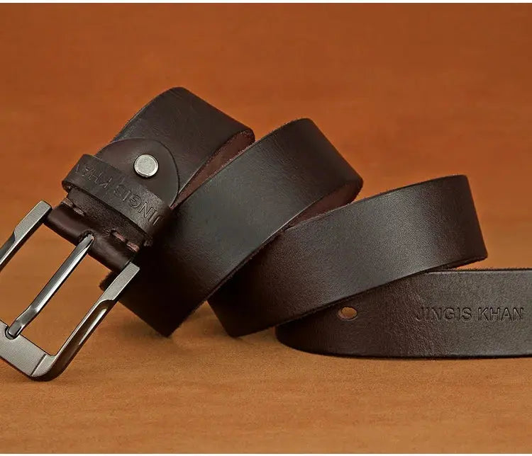 Belt men's genuine leather, genuine cowhide - Suncollections
