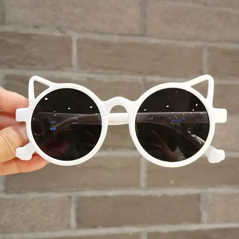2023 Girls Boys Cute Animal Cartoon Ears Sunglasses Kids Outdoor Sun Protection Children Lovely Vintage Protection Sunglasses - Suncollections