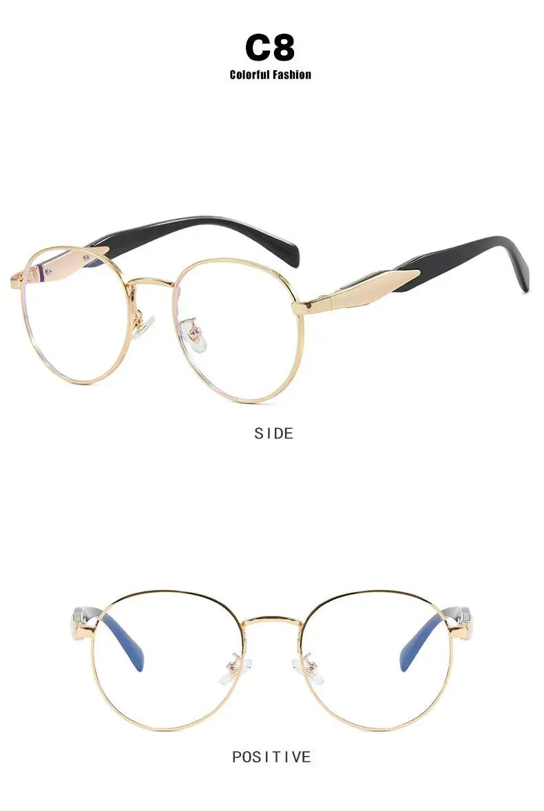 Vintage Round Metal Sunglasses Women New Fashion Retro UV400 - Suncollections