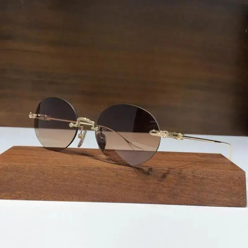 Popular Oval Cat Eye Women Sunglasses Luxury Brand Design Simple And Fashion Outdoor Play Party Sunscreen Men Sun Glasses - Suncollections