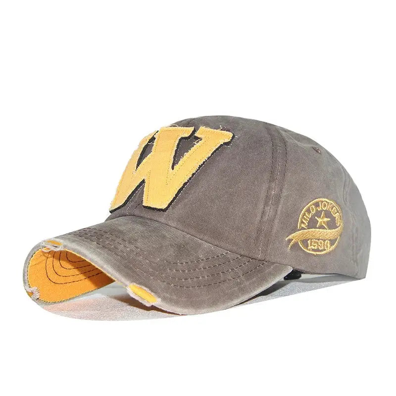 W Letter Baseball Cap - Suncollections
