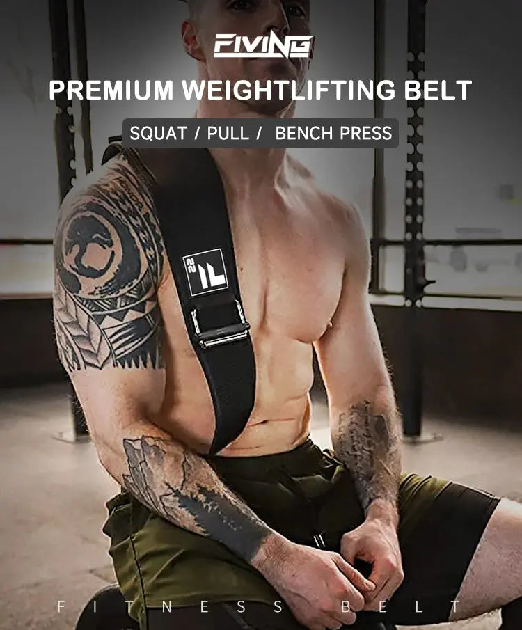 Quick Locking Weightlifting Belt Adjustable Nylon - Suncollections