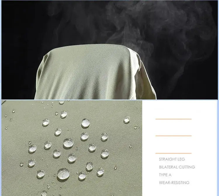 Men Spring Stretch Waterproof Casual Pants Summer Breathable Quick Dry Outdoor Male Hiking Camping Tactical Cargo Long Trousers Suncollections