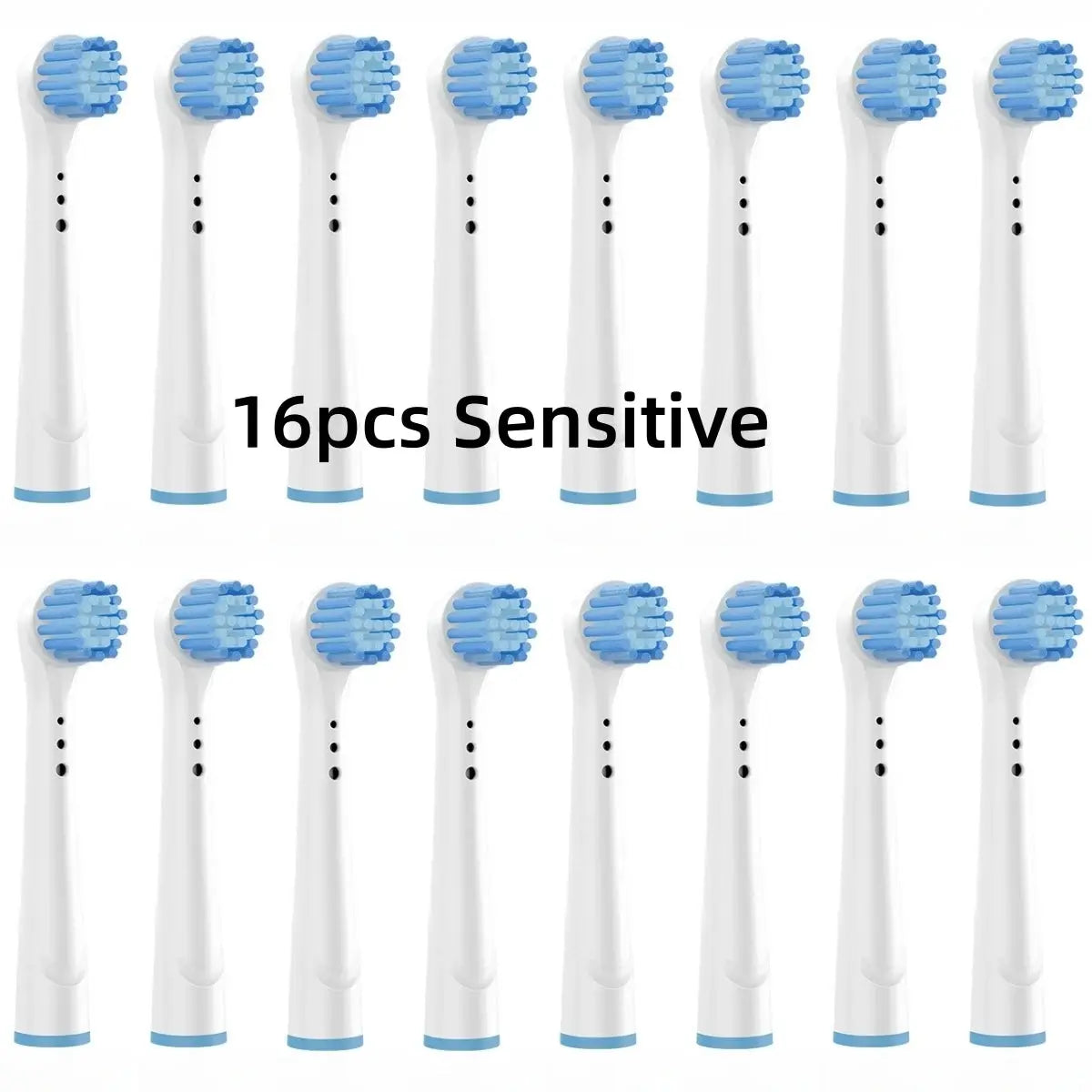 16/20PCS Brush Head nozzles for Oral B Electric Toothbrush Replacement Head Refill Sensitive Floss Cross Action for Oralb - Suncollections