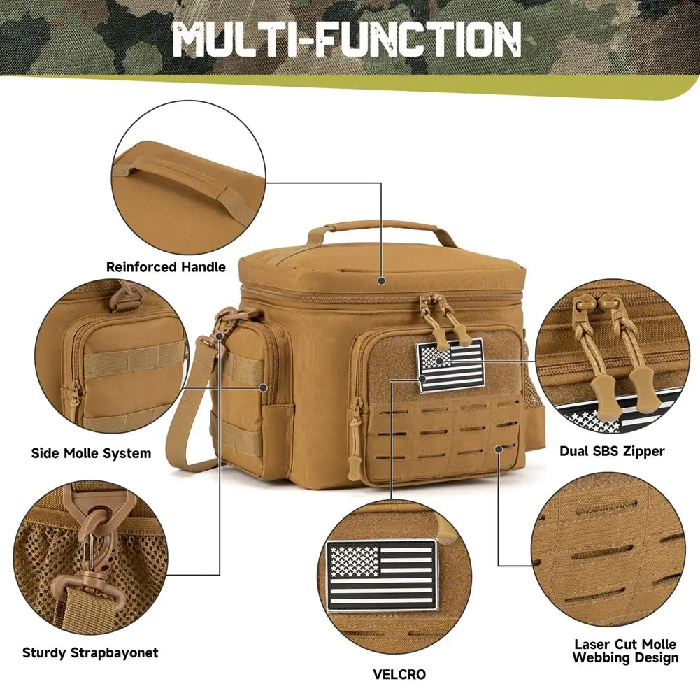 Tactical Lunch Bag for Men Outdoor Heavy Duty - Suncollections