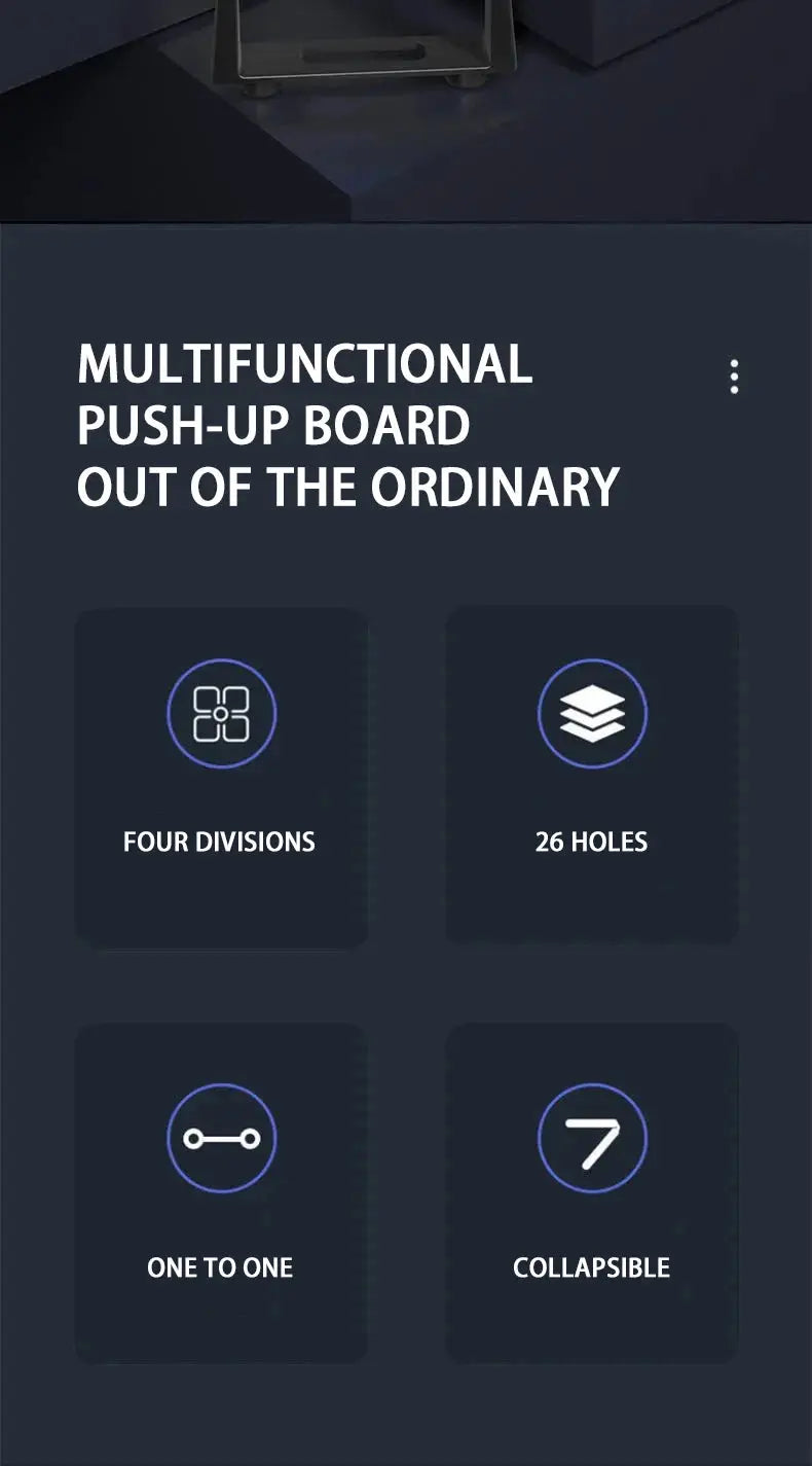 Portable Multifunctional Push-up Board Set With Handles - Suncollections