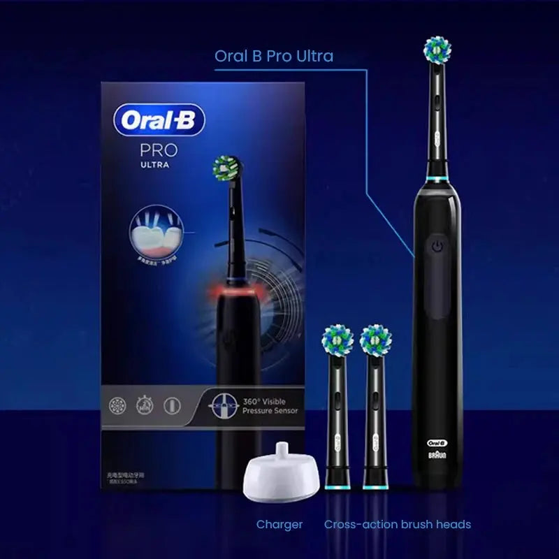 Oral B Pro4 Ultra Smart Sensor Electric Toothbrush 3D - Suncollections