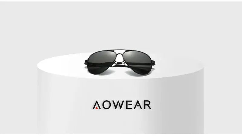 AOWEAR Men's Aviation Sunglasses Men Polarized Mirror Sunglass for Man HD Driving Pilot Sun Glasses lunettes de soleil homme - Suncollections