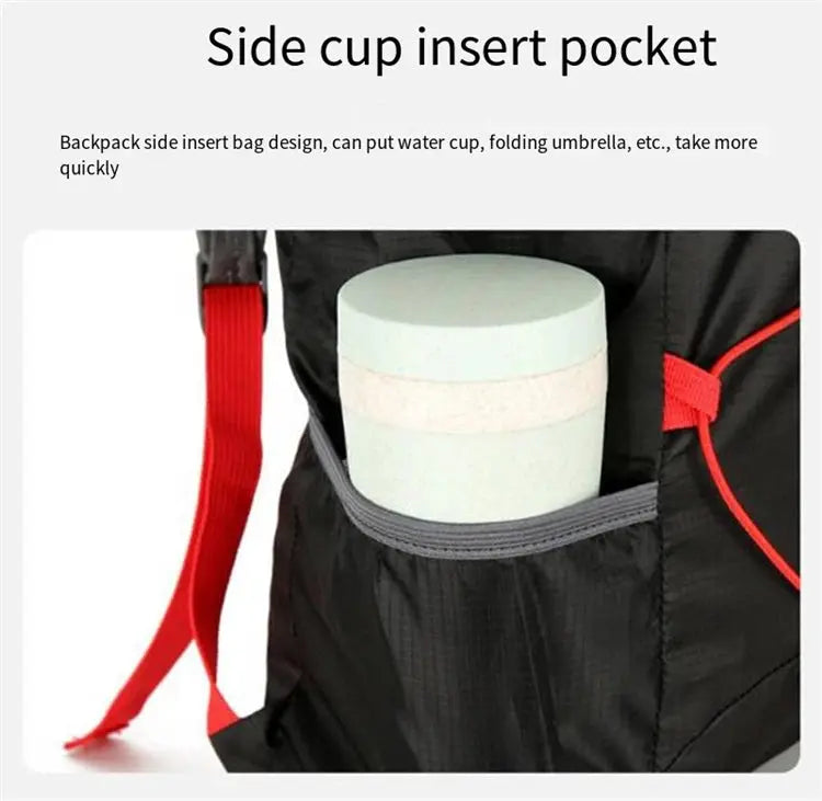 Camping Hiking Multifunctional Outdoor Folding Sports Backpack Ultra Lightweight Carrying Waterproof Nylon Fabric Fitness Bag - Suncollections