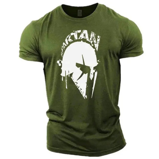Men's T-shirt Spartan Warrior 3d Print Oversized T-shirt Summer Crewneck Short Sleeves High Quality Garment Loose Breathable Top - Suncollections