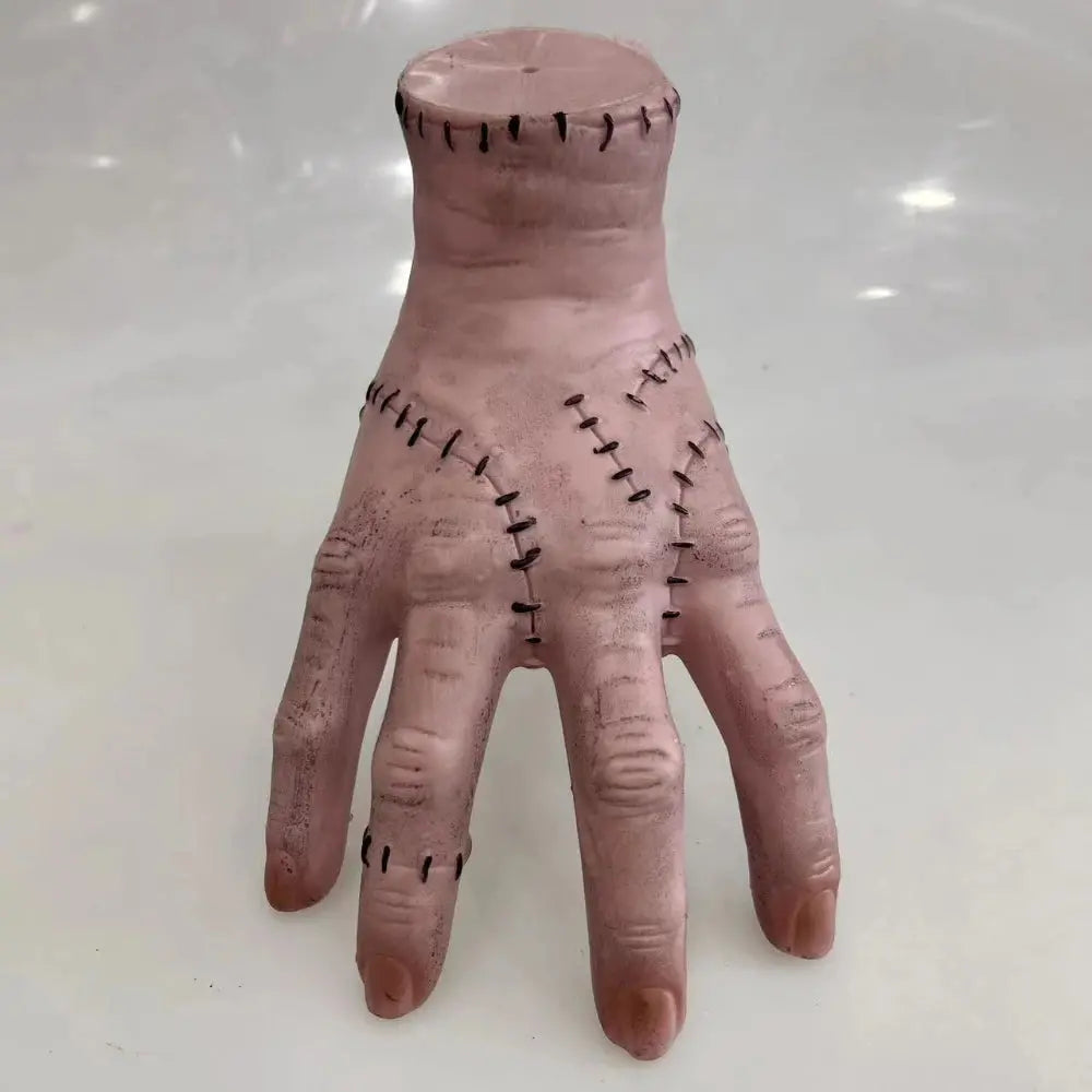 2023New Horror Wednesday Thing Hand Toy From Addams Family Latex Figurine Home Decor Desktop Craft Holiday Party Costume Prop Suncollections