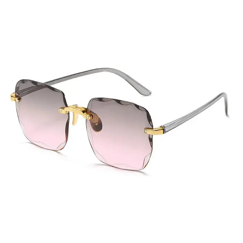 Square Frameless Classic Gradient Women Sunglasses - Suncollections