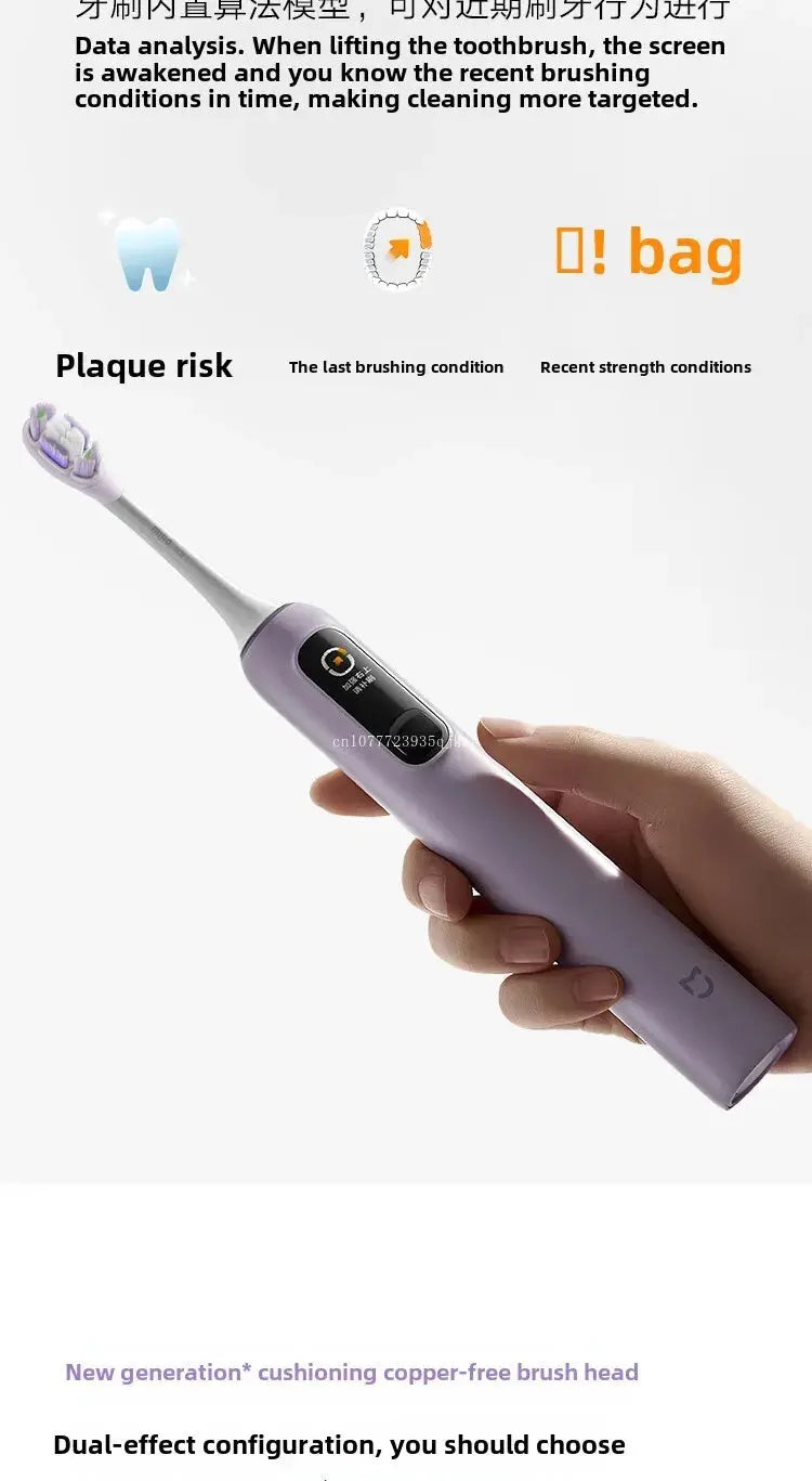 Xiaomi Mijia Sonic Sweep Vibration Electric Toothbrush Pro Intelligent Tooth Surface Recognition Digital Display Reminder - Suncollections