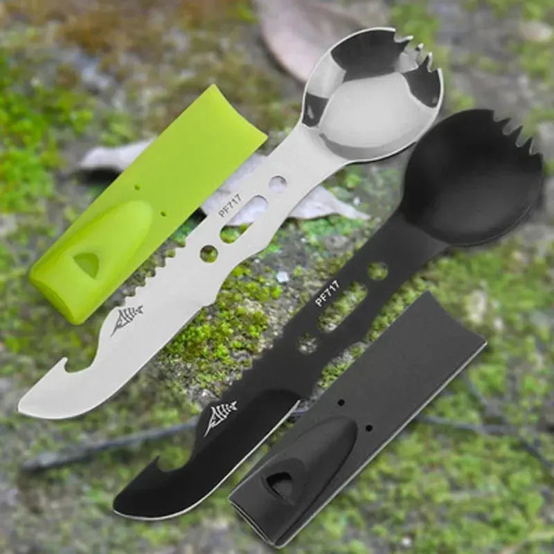 Stainless Steel Camping Tableware Knife Fork and Spoon - Suncollections