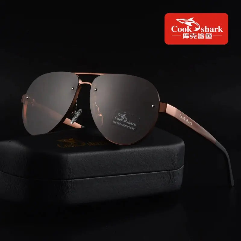 Cook's color-changing sunglasses polarized sunglasses for men's driving day and night dual-purpose driving mirror fishing glasse - Suncollections