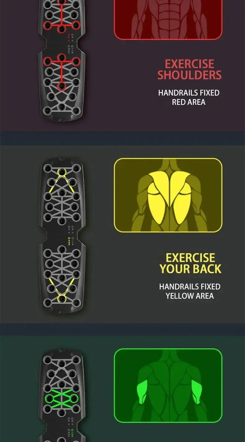 Push Up Board 21 in 1 Portable Folding Exercise Station - Suncollections