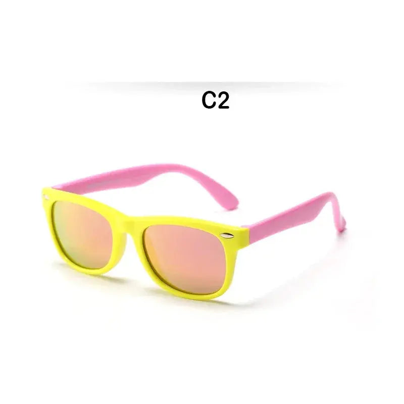 New Polarized Kids Sunglasses TR90 Silicone Boys Girls Sun Glasses Children Baby Outdoors Goggle Shades Eyewear UV400 Age 3-12 - Suncollections