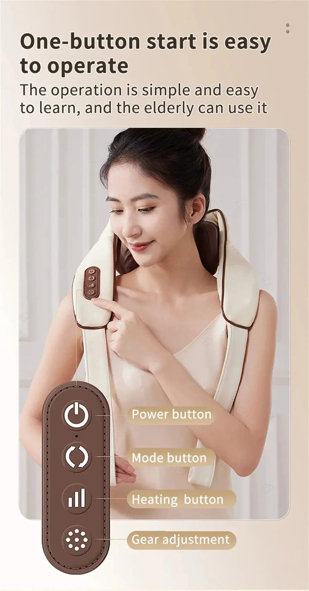 Wireless Electric Shiatsu Neck and Back Massager - Suncollections