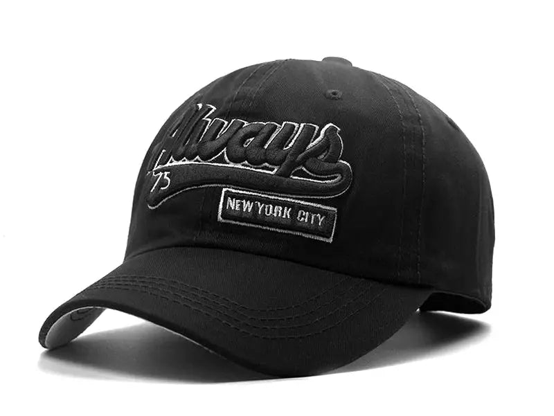 New Outdoor Cotton Golf Cap For Women Fashion Casual Retro Embroidery Men's Cap Sports Snapback Hat Hip Hop Rebound Cap - Suncollections