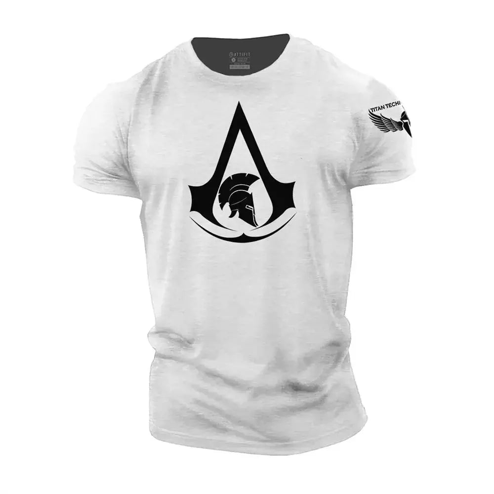 Men's T-shirt Spartan Warrior 3d Print Oversized T-shirt Summer Crewneck Short Sleeves High Quality Garment Loose Breathable Top - Suncollections