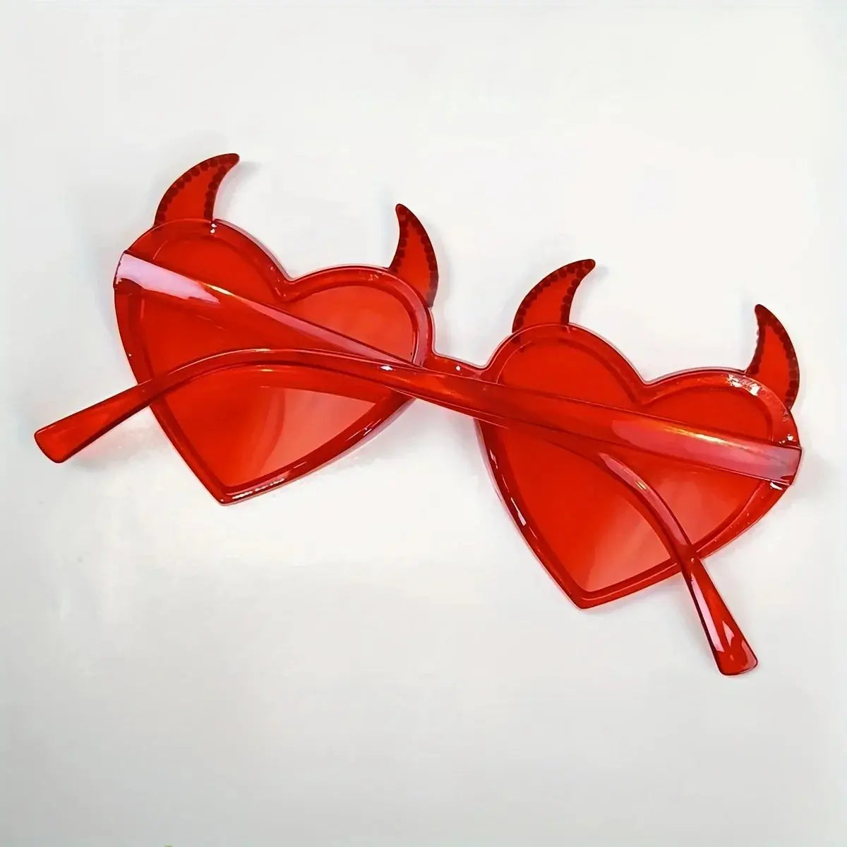 Halloween Devil Horns Sunglasses Women  Funny Cosplay Party Y2K Decorative Sunglasses sandy beach vacation Birthday Party - Suncollections