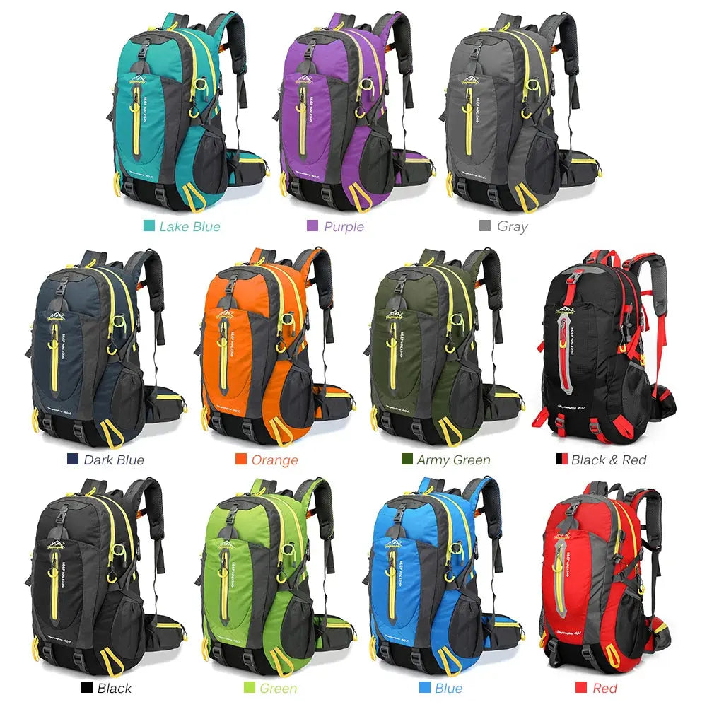 40L Water Resistant Travel Backpack - Suncollections