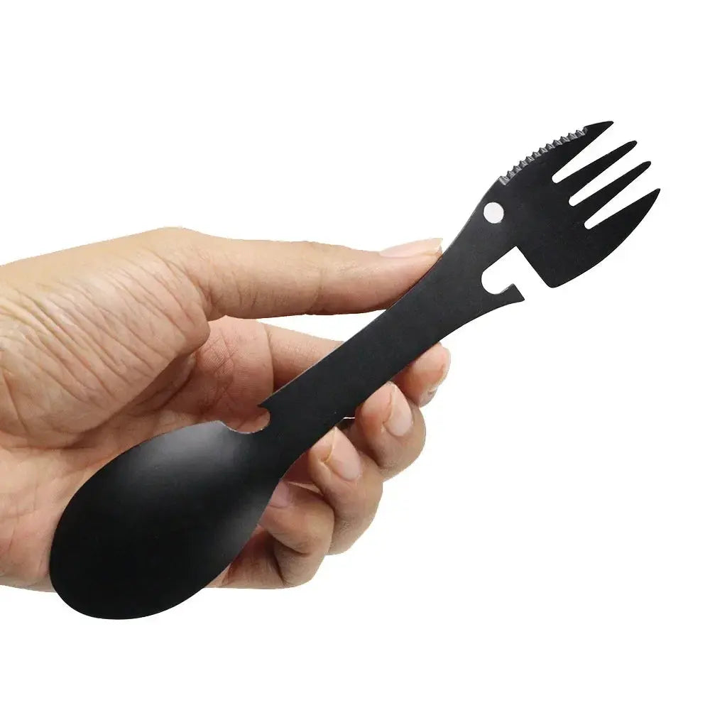 Stainless Steel Camping Tableware Knife Fork and Spoon - Suncollections