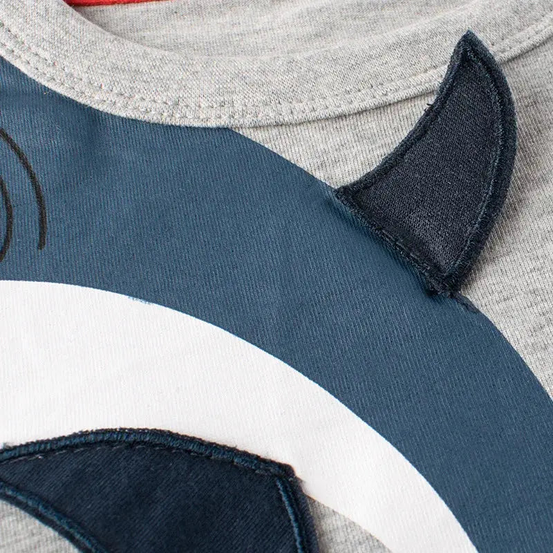 Children Short Sleeve T-shirts Korean Version Kids Clothing Boy Baby Cotton Tees 2-9 Years Summer Cartoon Tops - Suncollections