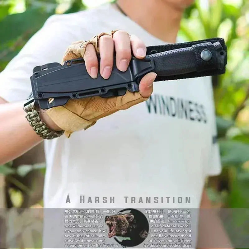 New Stainless steel knife sharp fixed blade blade for outdoor camping survival - Suncollections