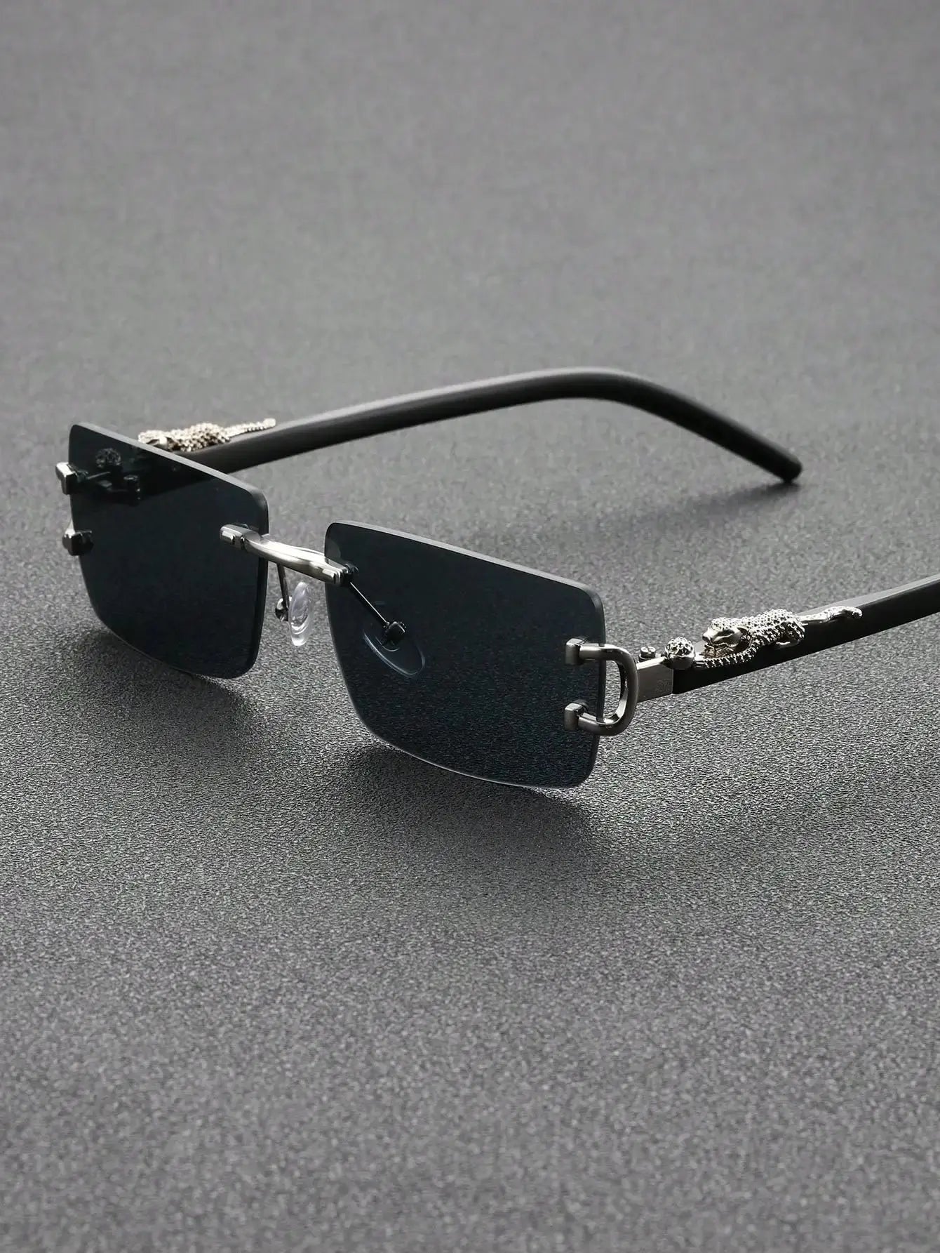 1/2 PCS Fashionable Trendy Frameless Rectangular Personalized Sunglasses For Daily Life - Suncollections