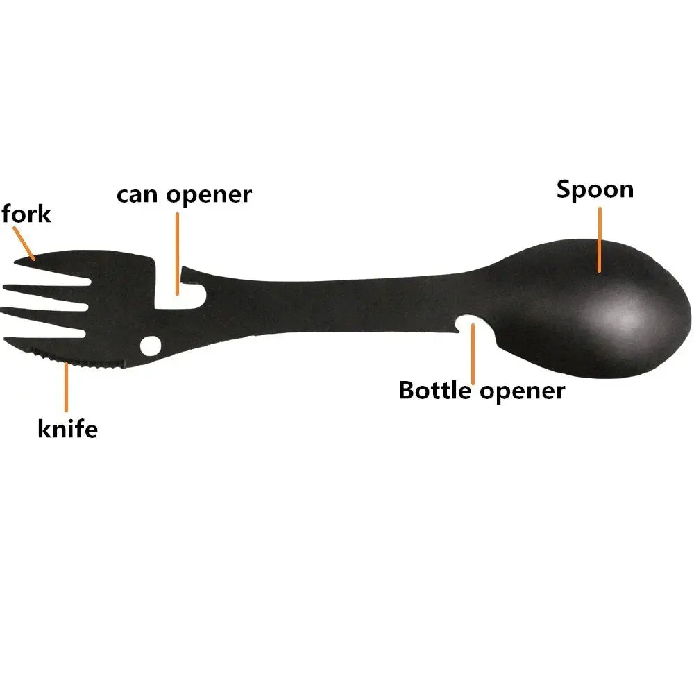 Stainless Steel Camping Tableware Knife Fork and Spoon - Suncollections