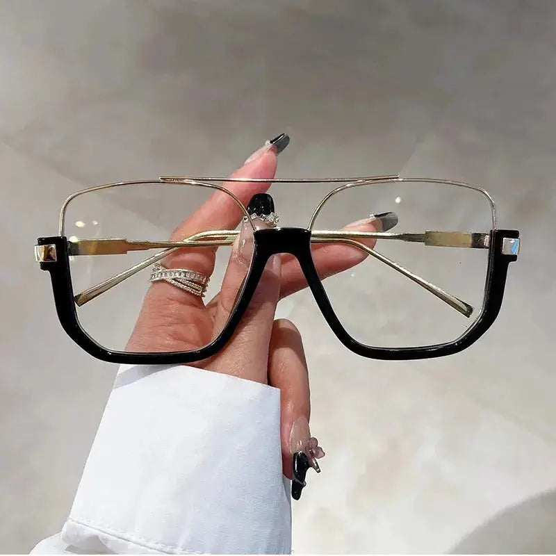 KAMMPT Retro Pilot Sunglasses Fashion Men Women Square Driving UV400 Shades New Trendy Original Brand Design Hiking Sun Glasses - Suncollections