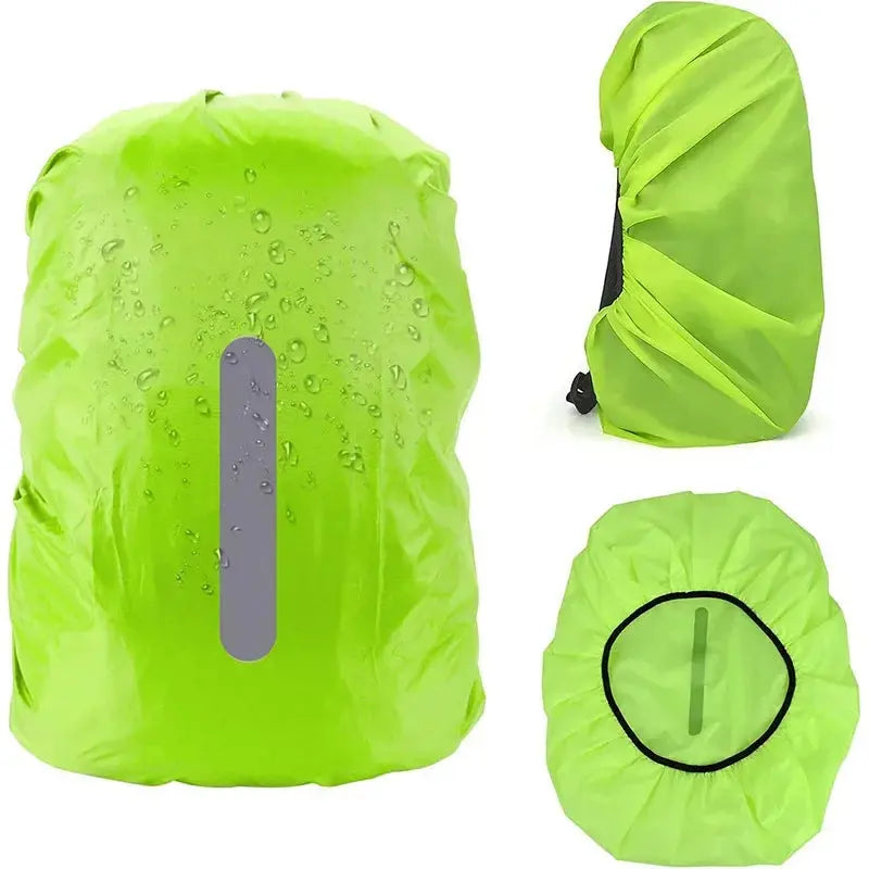 Reflective Waterproof Backpack Rain Cover Outdoor Sport Night Cycling Safety Light Rain Cover Case Bag Outdoor Camping Hiking - Suncollections