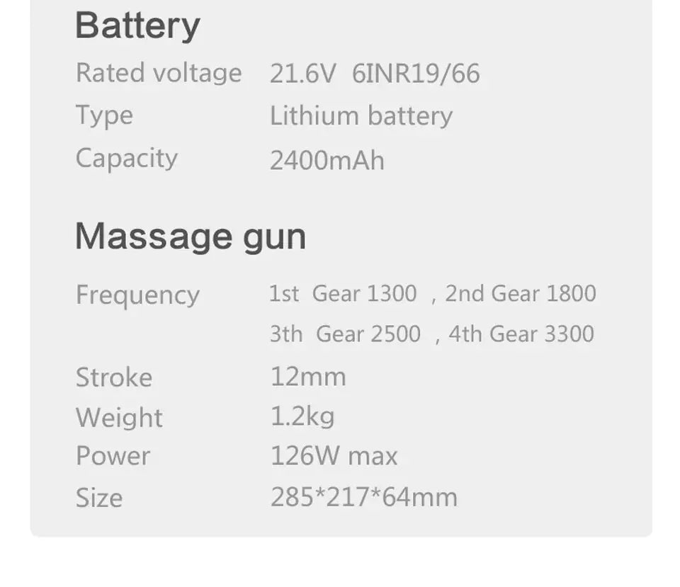 BOOSTER Pro 3 Deep Tissue Massage Gun - Suncollections