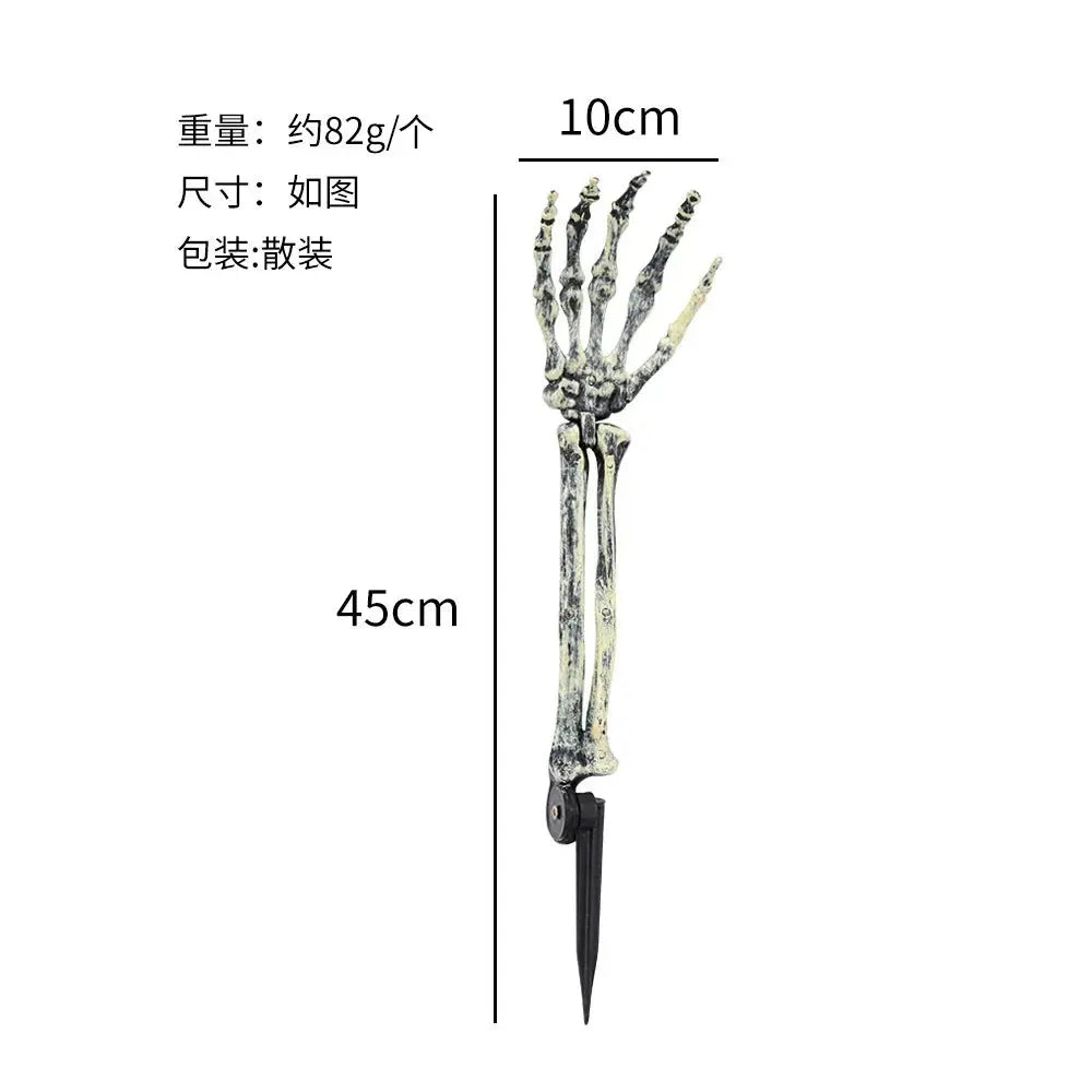 Halloween Skull Skeleton 40/90cm Posable Skeleton Human Shape Bones Halloween Party Home Decorations Haunted House Horror Props Suncollections