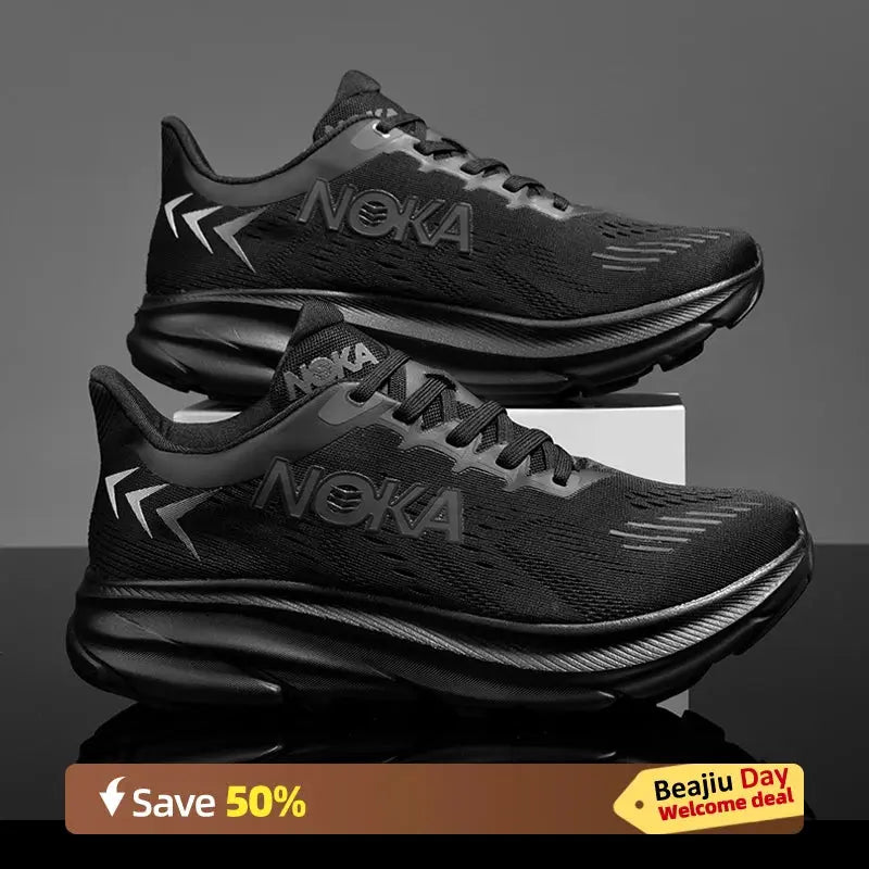 Marathon Carbon Plate Air Cushion Men Sports Running Shoes Breathable Lightweight Women's Comfortable Athletic Nonskid Sneakers Suncollections