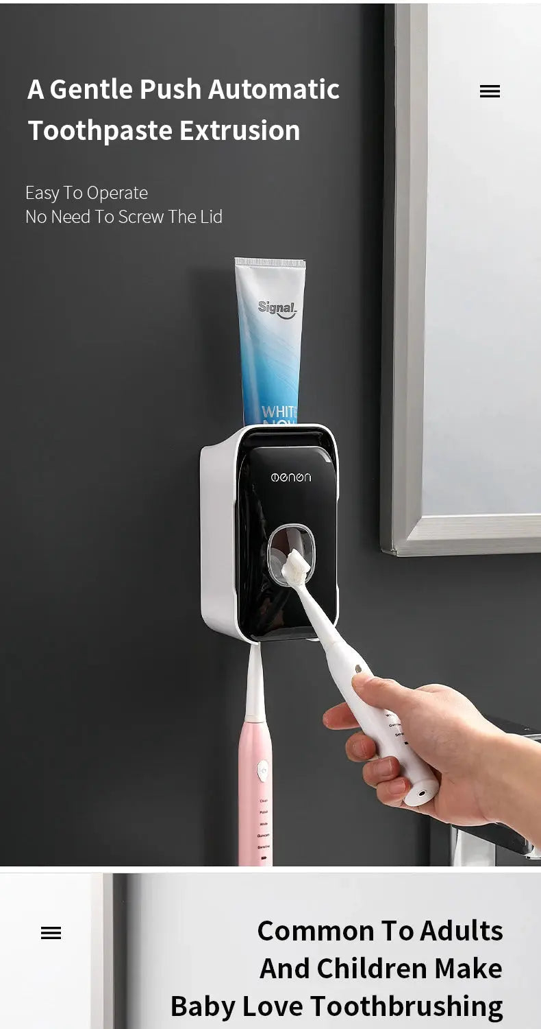 Fully Automatic Toothpaste Squeezer Wall Mounted - Suncollections