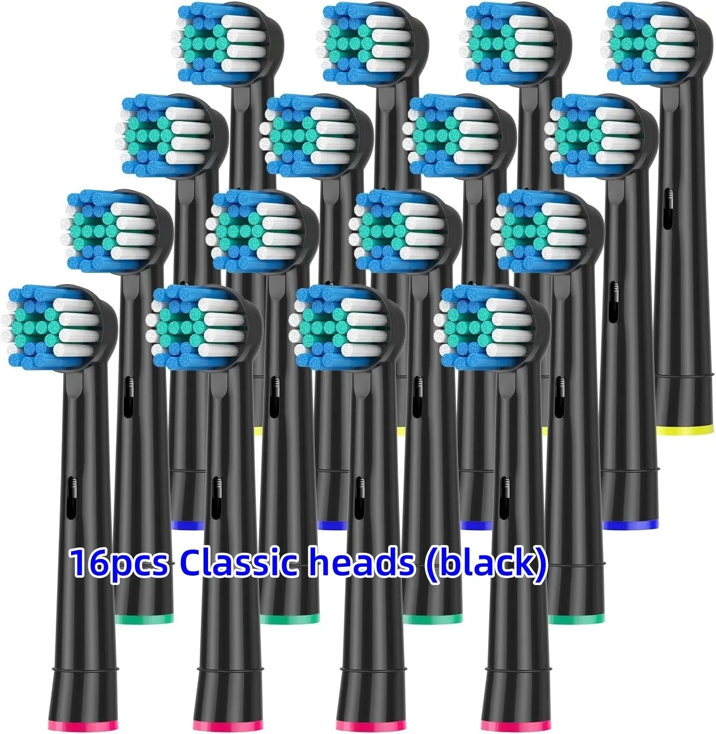 16/20PCS Brush Head nozzles for Oral B Electric Toothbrush Replacement Head Refill Sensitive Floss Cross Action for Oralb - Suncollections