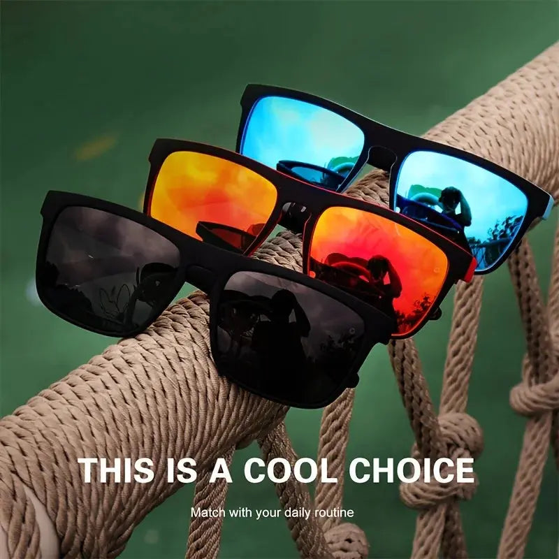 Fashion Vintage Square Polarized Sunglasses Men Women Driving Fishing Luxury Brand Designer Sun Glasses Driver's Eyewear UV400 - Suncollections