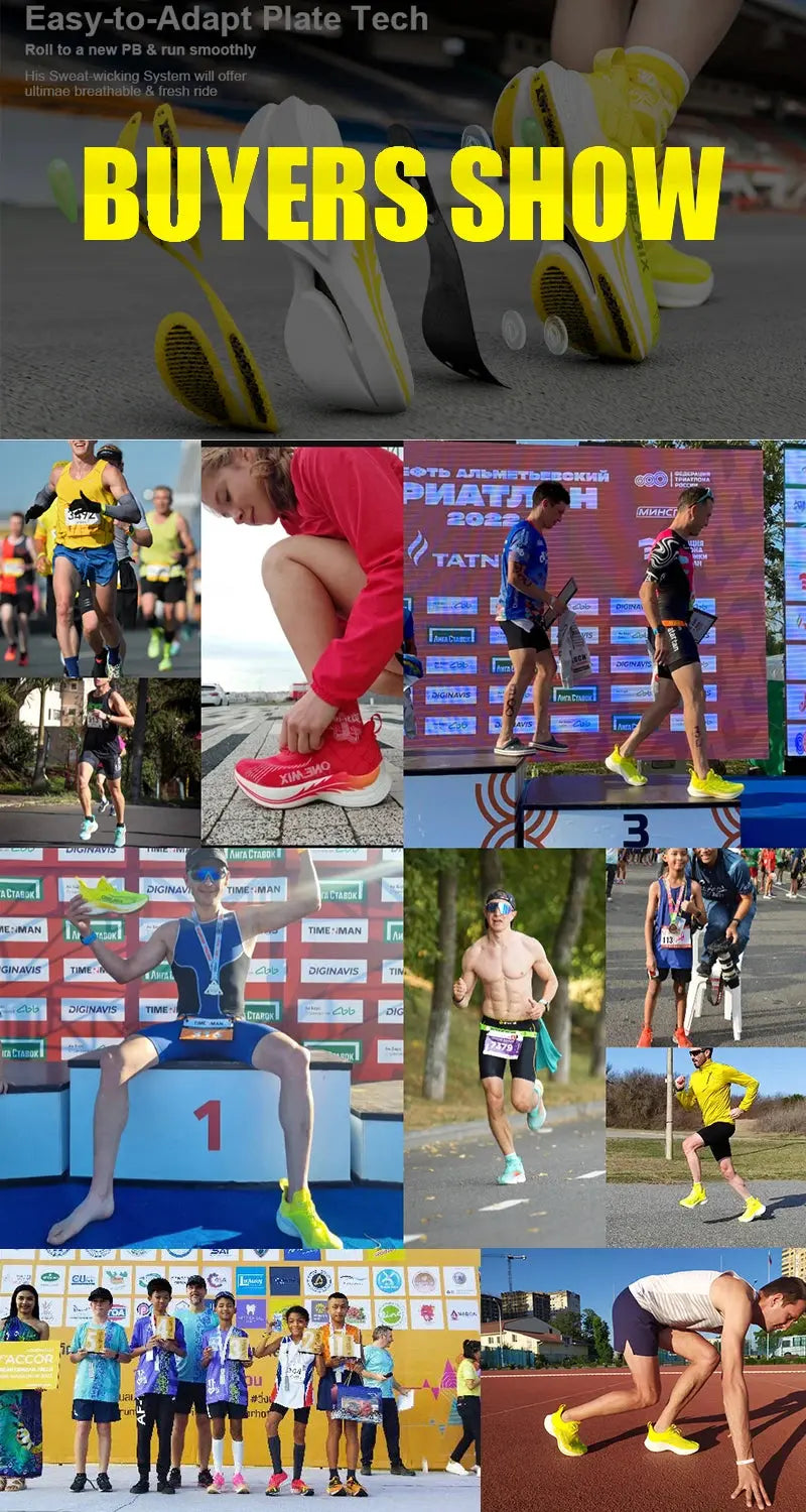 ONEMIX Carbon Plate Marathon Running Racing Shoes Professional Stable Support Shock-relief Ultra-light Rebound Sport Sneakers Suncollections