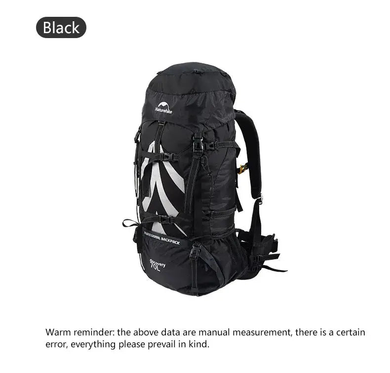 Naturehike 70L Camping Backpack Ergonomic Large Capacity Hiking Bags For Man With Rain Cover Outdoor Travel Trekking Backpacks - Suncollections